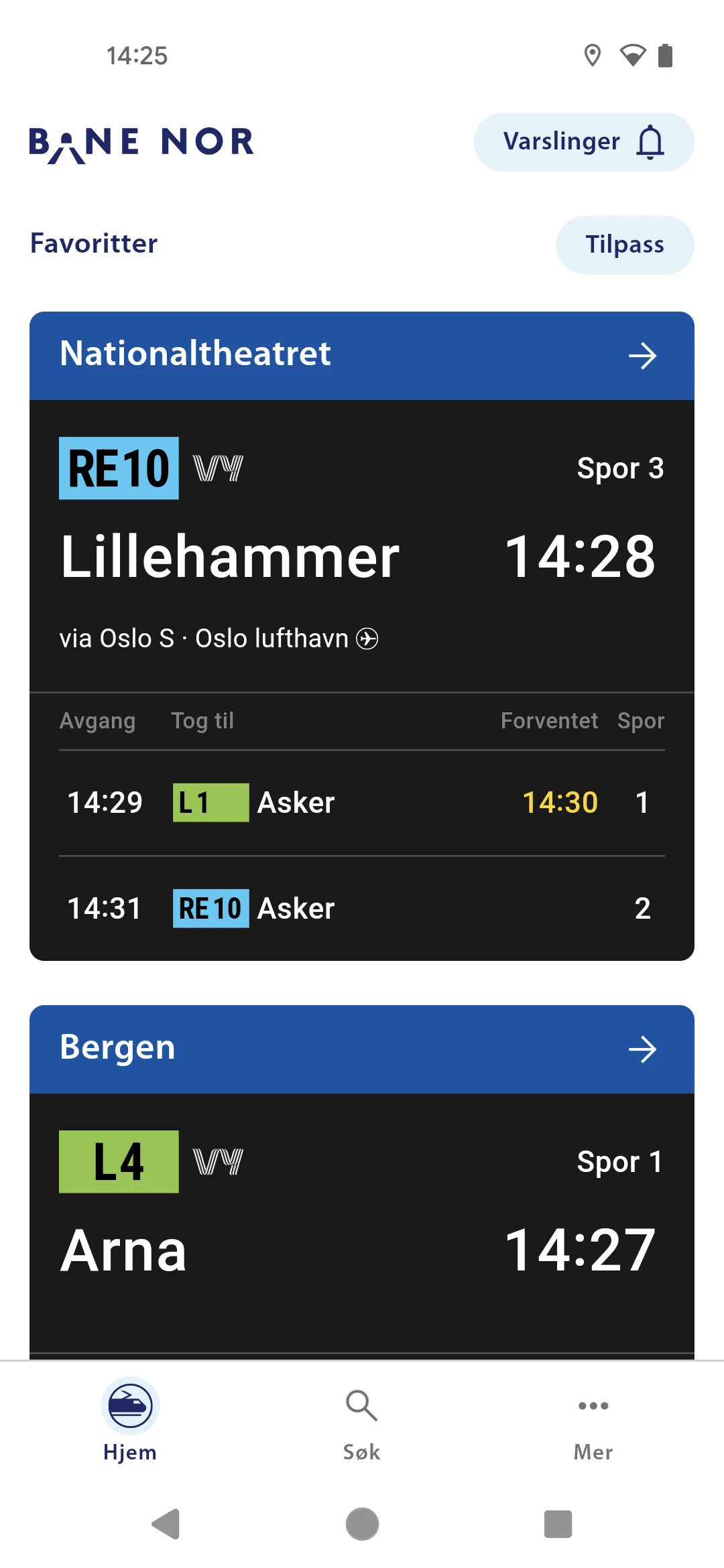 NÅ screenshot